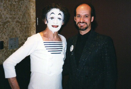 Mime Marcel Marceau with Lorin Eric Salm